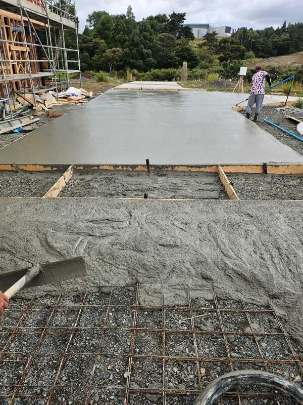 Concrete block retaining wall Auckland
