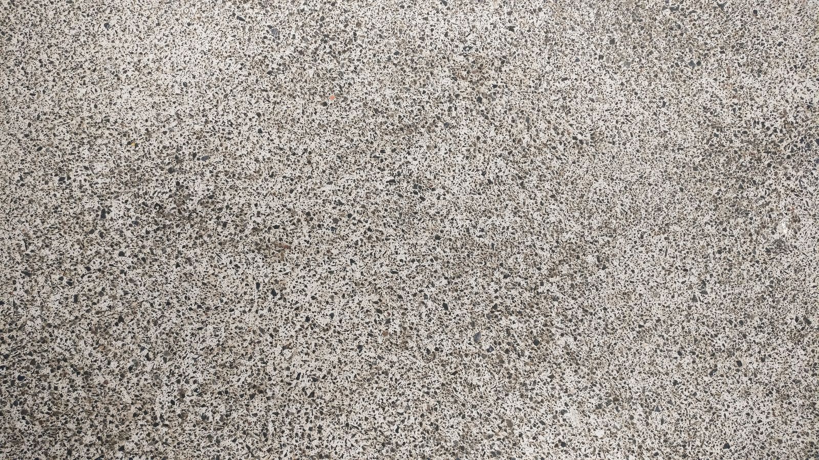 Textured exposed aggregate concrete driveway finish